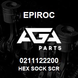 0211122200 Epiroc HEX SOCK SCR | AGA Parts