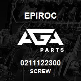 0211122300 Epiroc SCREW | AGA Parts