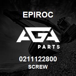 0211122800 Epiroc SCREW | AGA Parts