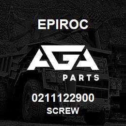 0211122900 Epiroc SCREW | AGA Parts