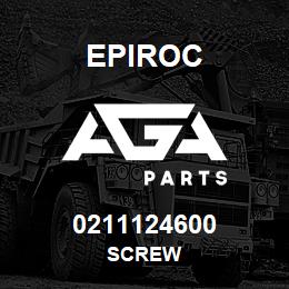 0211124600 Epiroc SCREW | AGA Parts