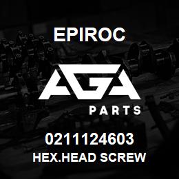 0211124603 Epiroc HEX.HEAD SCREW | AGA Parts