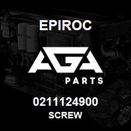 0211124900 Epiroc SCREW | AGA Parts