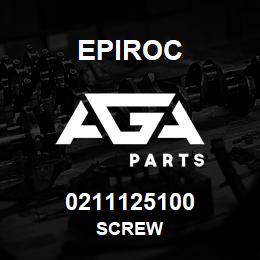 0211125100 Epiroc SCREW | AGA Parts