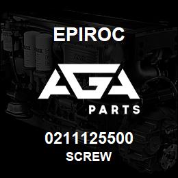 0211125500 Epiroc SCREW | AGA Parts