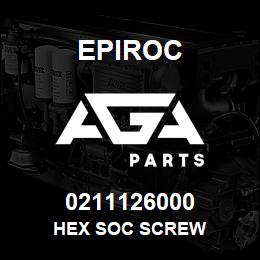 0211126000 Epiroc HEX SOC SCREW | AGA Parts