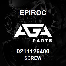 0211126400 Epiroc SCREW | AGA Parts