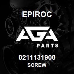 0211131900 Epiroc SCREW | AGA Parts