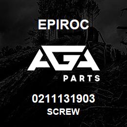 0211131903 Epiroc SCREW | AGA Parts