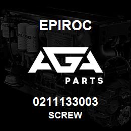 0211133003 Epiroc SCREW | AGA Parts