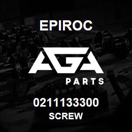 0211133300 Epiroc SCREW | AGA Parts