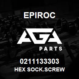 0211133303 Epiroc HEX SOCK.SCREW | AGA Parts