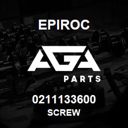 0211133600 Epiroc SCREW | AGA Parts