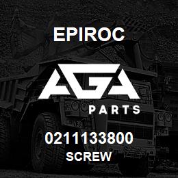 0211133800 Epiroc SCREW | AGA Parts