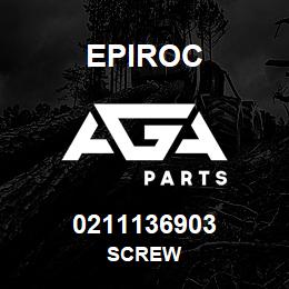 0211136903 Epiroc SCREW | AGA Parts