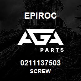 0211137503 Epiroc SCREW | AGA Parts