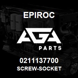 0211137700 Epiroc SCREW-SOCKET | AGA Parts