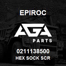 0211138500 Epiroc HEX SOCK SCR | AGA Parts