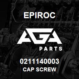 0211140003 Epiroc CAP SCREW | AGA Parts