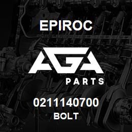 0211140700 Epiroc BOLT | AGA Parts