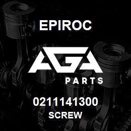 0211141300 Epiroc SCREW | AGA Parts