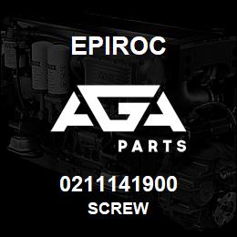 0211141900 Epiroc SCREW | AGA Parts