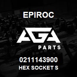 0211143900 Epiroc HEX SOCKET S | AGA Parts