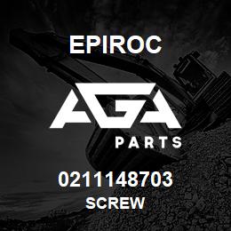 0211148703 Epiroc SCREW | AGA Parts