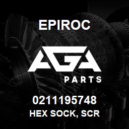 0211195748 Epiroc HEX SOCK, SCR | AGA Parts