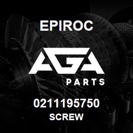 0211195750 Epiroc SCREW | AGA Parts