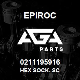 0211195916 Epiroc HEX SOCK. SC | AGA Parts