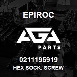 0211195919 Epiroc HEX SOCK. SCREW | AGA Parts