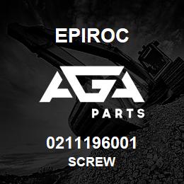 0211196001 Epiroc SCREW | AGA Parts