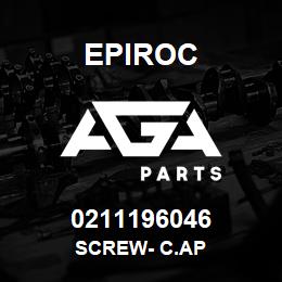 0211196046 Epiroc SCREW- C.AP | AGA Parts