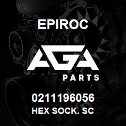 0211196056 Epiroc HEX SOCK. SC | AGA Parts