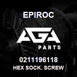 0211196118 Epiroc HEX SOCK. SCREW | AGA Parts