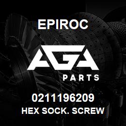 0211196209 Epiroc HEX SOCK. SCREW | AGA Parts