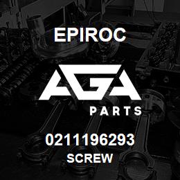 0211196293 Epiroc SCREW | AGA Parts