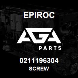 0211196304 Epiroc SCREW | AGA Parts