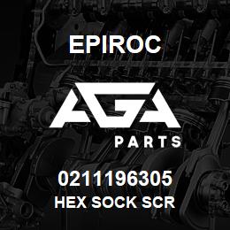 0211196305 Epiroc HEX SOCK SCR | AGA Parts