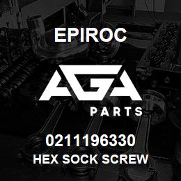 0211196330 Epiroc HEX SOCK SCREW | AGA Parts