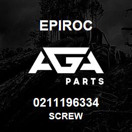 0211196334 Epiroc SCREW | AGA Parts