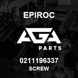 0211196337 Epiroc SCREW | AGA Parts