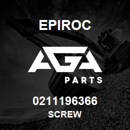 0211196366 Epiroc SCREW | AGA Parts