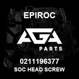 0211196377 Epiroc SOC HEAD SCREW | AGA Parts