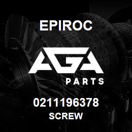 0211196378 Epiroc SCREW | AGA Parts