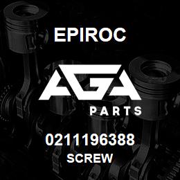 0211196388 Epiroc SCREW | AGA Parts