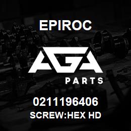 0211196406 Epiroc SCREW:HEX HD | AGA Parts