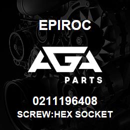 0211196408 Epiroc SCREW:HEX SOCKET | AGA Parts