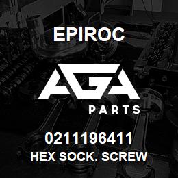 0211196411 Epiroc HEX SOCK. SCREW | AGA Parts